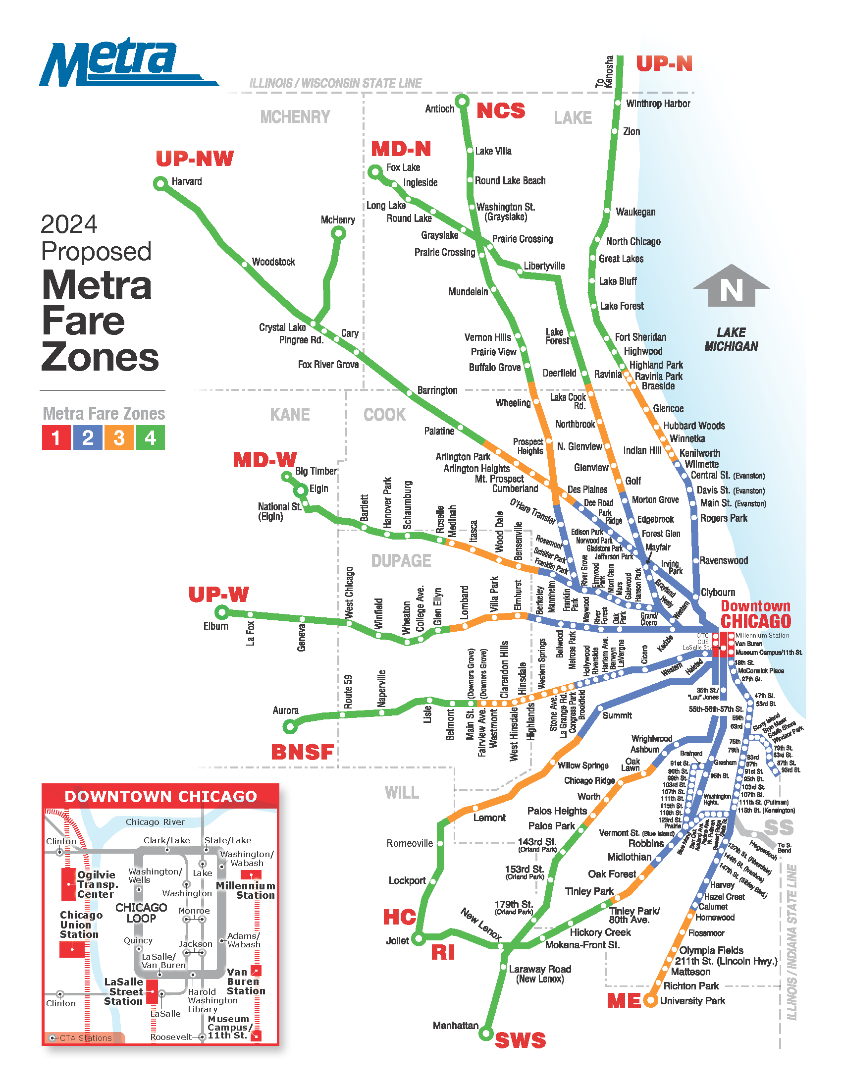 Metra's Proposed 2024 Fare Structure Modifications Metra
