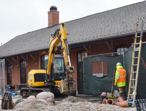 Construction at Vermont Street