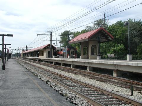 Homewood Station before construction